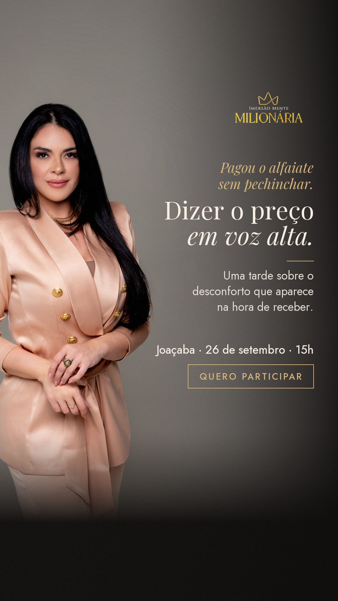 Dizer o preço em voz alta Joaçaba
