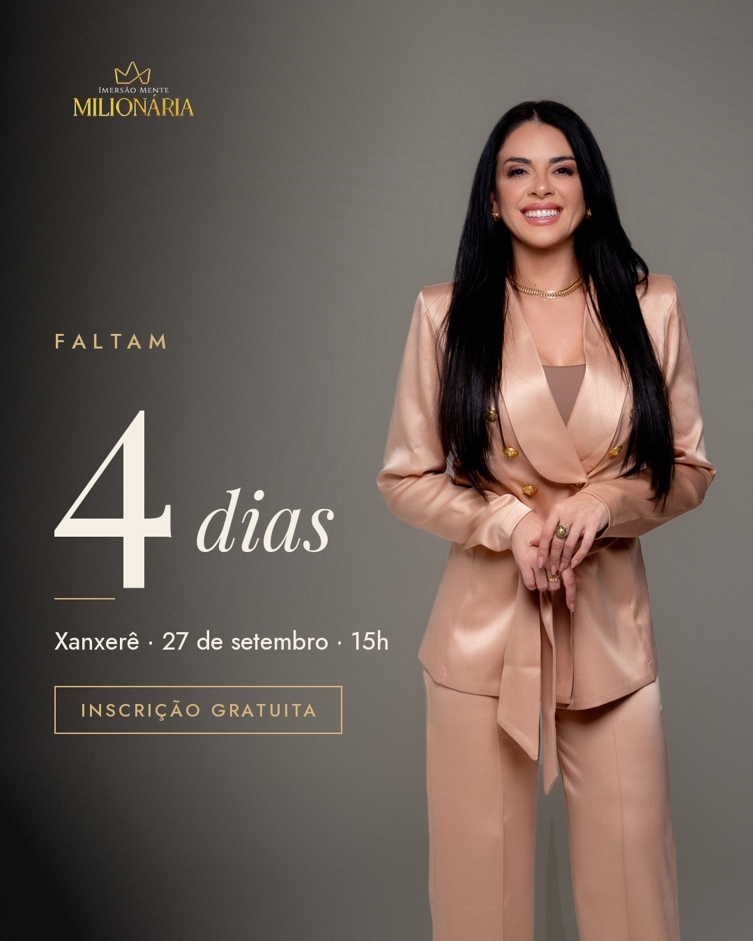 Faltam 4 dias Xanxerê